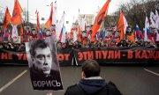 Selon les organisateurs, quelque 50.000 manifestants auraient participé à la marche en hommage à Nemtsov. (© picture-alliance/dpa)
