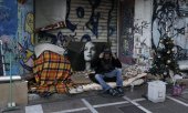 Un sans-abri à Athènes. (© picture-alliance/dpa)