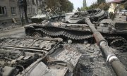 Russische Panzer in Südossetien am 12. August 2008. (© picture-alliance/dpa)