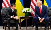 Volodymyr Zelensky et Donald Trump, lors d'une rencontre en marge de l'Assemblée générale de l'ONU. (© picture-alliance/dpa)
