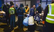 Eine Essensausgabe für Obdachlose in Dublin. (© picture-alliance/Artur Widak)