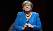 Im Dezember 2021 schied Merkel aus dem Amt, wenige Monate später begann Russlands Angriff auf die Ukraine. (© picture-alliance / dpa/ Fabian Sommer)