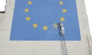 Une peinture de l'artiste Banksy, à Douvres. (© picture-alliance/dpa)