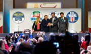 Die Hauptakteure des italienischen Mitte-rechts-Bündnisses. (© picture-alliance/dpa)