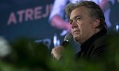 Steve Bannon in Rom. (© picture-alliance/dpa)
