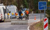 The German-Czech border on March 26th. (© picture-alliance/dpa)