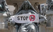 Protest gegen 5G in Nantes. (© picture-alliance/dpa)
