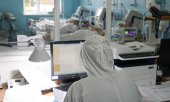 A Covid ward at Gorodishchenskaya District Hospital, Volgograd, on 18 October. (© picture alliance/dpa/Tass/Dmitry Rogulin)