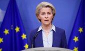 Ursula von der Leyen. (© picture alliance/ASSOCIATED PRESS/Johanna Geron)