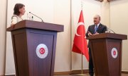Министр иностранных дел ФРГ Бербок и её турецкий коллега Чавушоглу, Стамбул, 29 июля 2022 года. (© picture alliance/AA/Джем Оздель)