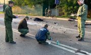 Les enquêteurs au travail, le lendemain de l'explosion. (© picture alliance/AA/Russian Investigative Committee)