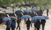 Выставка боевых машин на оборонном предприятии Krauss-Maffei Wegmann (KMW) в мае 2023 года. (© picture alliance/dpa/Петер Кнеффель)