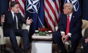 Nato Secretary General Mark Rutte stated that his talks with US President Donald Trump were not about Greenland's sovereignty but about protecting the Arctic. (© picture alliance / ASSOCIATED PRESS / Evan Vucci)