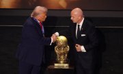 US-Präsident Donald Trump und Fifa-Präsident Gianni Infantino. (© picture alliance / PA Images / Sam Corum)