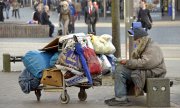 Growing inequality is one of the topics set for the World Economic Forum that runs from Wednesday to Saturday. (© picture-alliance/dpa)