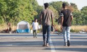 Ein Flüchtlingscamp in Rom. (© picture-alliance/dpa)