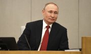 Владимир Путин во время парламентских дебатов о реформе конституции, 10-е марта 2020-го года. (© picture-alliance/dpa)