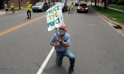 Protester in Saint Paul, Minnesota, on June 6, 2020. (© picture-alliance/dpa)