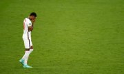 Marcus Rashford after his penalty shot. (© picture-alliance/John Sibley)