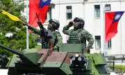 Taiwanese soldiers on 10 October, the island's National Day. (© picture-alliance/NurPhoto/Ceng Shou Yi)