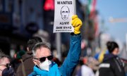 Peace march against the war in Ukraine in Cologne, 28 February 2022 (© picture alliance / ASSOCIATED PRESS/Martin Meissner)