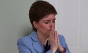 Nicola Sturgeon in Edinburgh on 14 June 2022. (© picture alliance/ASSOCIATED PRESS/Russell Cheyne)