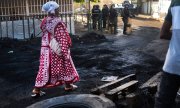 Dans le bidonville de Majicavo, le 25 avril. (© picture-alliance/dpa)