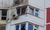 Outre quelques hauts immeubles, le quartier huppé de la Roubliovka a été particulièrement touché. (© picture alliance / ASSOCIATED PRESS / Uncredited)