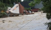 Prevalje nahe der Grenze zu Österreich am 6. August. (© picture alliance / AA / Ales Beno)