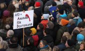 Auf einer Demo in München am 20. Januar. (© picture-alliance/dpa/Karl-Josef Hildenbrand)