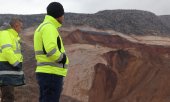 Suche nach den Vermissten in der Goldmine bei Erzincan im Bezirk İliç am 18. Februar. (© picture alliance/Anadolu/Tevhid Furkan Nehri)