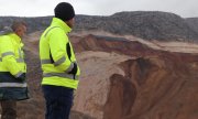 The search for missing persons in the gold mine near Erzincan in the  İliç district on 18 February. (© picture alliance/Anadolu/Tevhid Furkan Nehri)