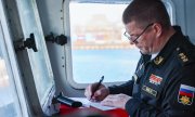 Viktor Liina, commandant de la flotte russe en mer Baltique. (© picture alliance/dpa/TASS/Yuri Smityuk)