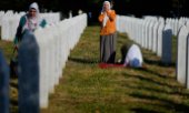 The Memorial Centre in Potočari, Bosnia, on Friday, 11 July 2025. (© picture alliance / ASSOCIATED PRESS / Darko Bandic)