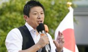 Sohei Kamiya, Parteivorsitzender von Sanseito. (© picture alliance / Kyodo)