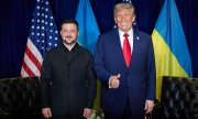 В прошлый раз Зеленский и Трамп встречались в кулуарах Генеральной Ассамблеи ООН 23 сентября сего года в Нью-Йорке. (© picture-alliance/Anadolu/Офис президента Украины/Handout)