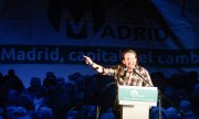 Pablo Iglesias's Podemos party has won seats in all of Spain's 13 regional parliaments. (© picture-alliance/dpa)