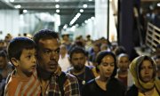 Des réfugiés à Kos. Sur les 243.000 migrants qui ont rejoint l'Europe en 2015 en traversant la Méditerranée, 135.000 l'ont fait via la Grèce, selon l'OIM. (© picture-alliance/dpa)