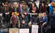 Manifestation de défense des droits des femmes à Londres. (© picture-alliance/dpa)