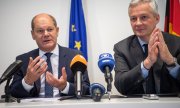 Министр финансов ФРГ Олаф Шольц и министр экономики Франции Брюно Ле Мэр (справа).(© picture-alliance/dpa)