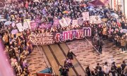 International Women's Day demonstration in Istanbul on 8 March 2020. (© picture-alliance/dpa)