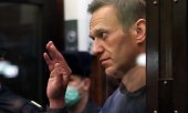 Navalnıy'ın ev hapsinde geçirdiği 10 ay, mahkeme karar verirken üç buçuk yıllık hapis cezasından düşüldü. (© picture-alliance/dpa)