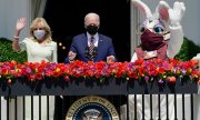 Jill und Joe Biden am Ostermontag. (© picture-alliance/Evan Vucci)