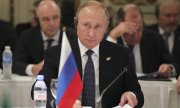 Präsident Putin beim Brics-Gipfel 2018 in Buenos Aires. (© picture alliance / ZUMAPRESS.com / Kremlin Pool)