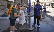 В понедельник в испанском городе Уэльва термометры достигли отметки в 46 градусов - этот день стал рекордом среди самых жарких дней июня. (© picture-alliance/Associated Press/Кристоф Эна)