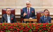 José Aguiar-Branco delivers his speech. (© picture alliance / ZUMAPRESS.com / Ricardo Rocha)