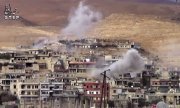 Fighting in the Barada Valley area on Monday. (© picture-alliance/dpa)