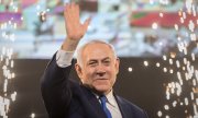 Benjamin Netanjahu am Wahlabend. (© picture-alliance/dpa)