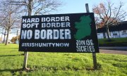 Un panneau appelant à la réunification de l'Irlande, à Londonderry. (© picture-alliance/dpa)