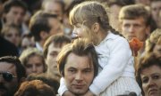 Letonya'nın bağımsızlığı için yapılan gösterilerden bir kare (3 Mayıs 1990). (© picture-alliance/dpa)